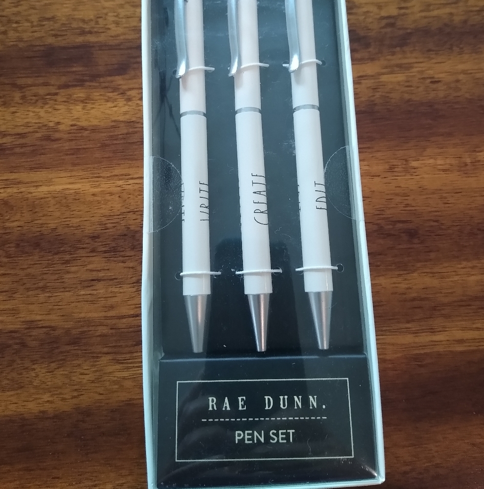 Rae Dunn ball point pen set